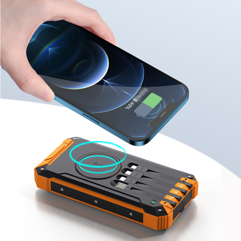 ⚡Solar Wireless Portable Power Bank （Free Shipping & 50% OFF）