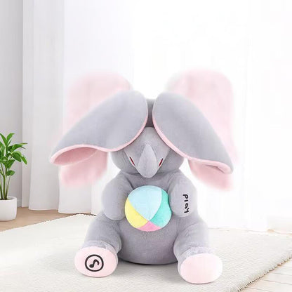 ✨ Cute Hide-and-Seek Elephant Plush Doll – Adorable, Soft & Perfect for Snuggles 🐘💖