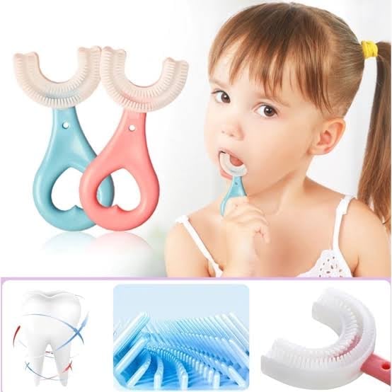 🔥More options for children🦷All Rounded Children U-Shape Toothbrush🎁