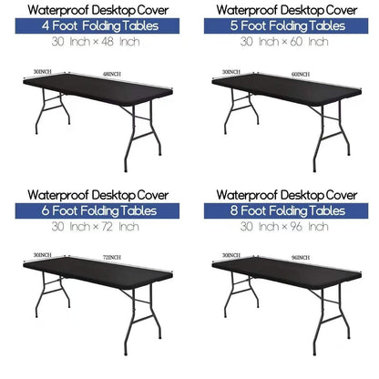 ✨ Sleek Look, Zero Creases – Reusable Spandex Table Cover for Dining & Garden. Half Price. Free US Delivery