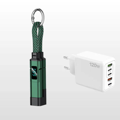 🔥4-in-1 Digital Display Keychain Charging Cable