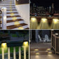 LED-Solarlampe, Weg, Treppe, für den Außenbereich, wasserdichte Wandleuchte
