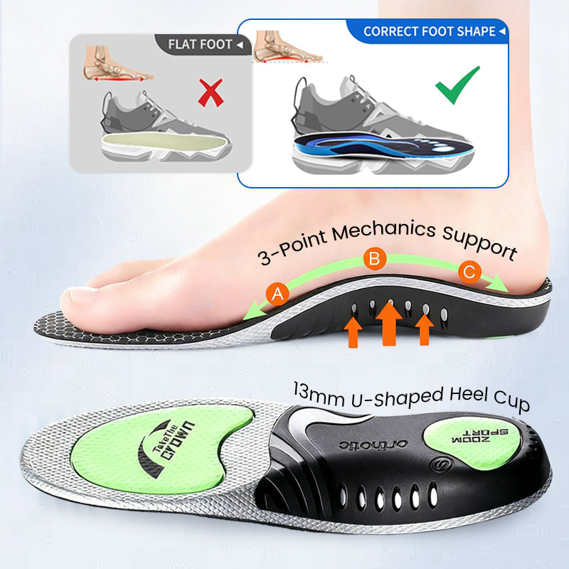 👟 Ergonomic Sports Insoles | Christmas SALE 52% OFF | Arch Support & Shock Absorption for Running, Training | Performance & Recovery Gift 🎄✨