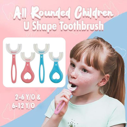 🔥More options for children🦷All Rounded Children U-Shape Toothbrush🎁