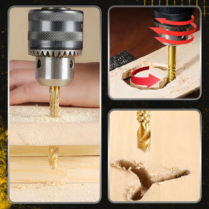 ⚡HOT SALE 50% OFF! 🧰⚙️ One bit, two jobs — drills & saws without switching tools. Titanium-coated, high-speed steel, cuts through wood, steel, aluminum, and plastic like butter. Over 18,000 DIYers upgraded! 🛠️