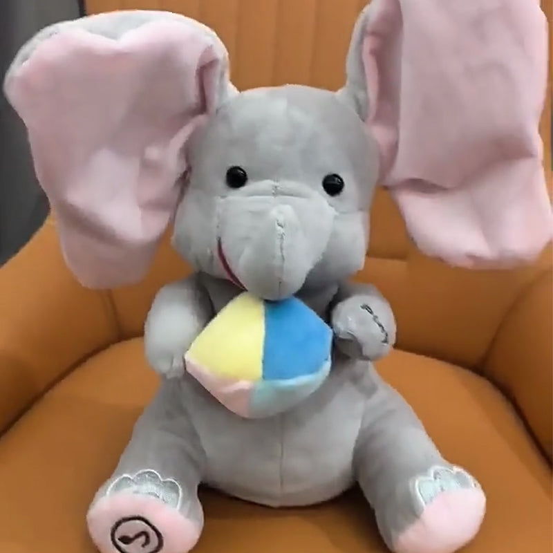 ✨ Cute Hide-and-Seek Elephant Plush Doll – Adorable, Soft & Perfect for Snuggles 🐘💖
