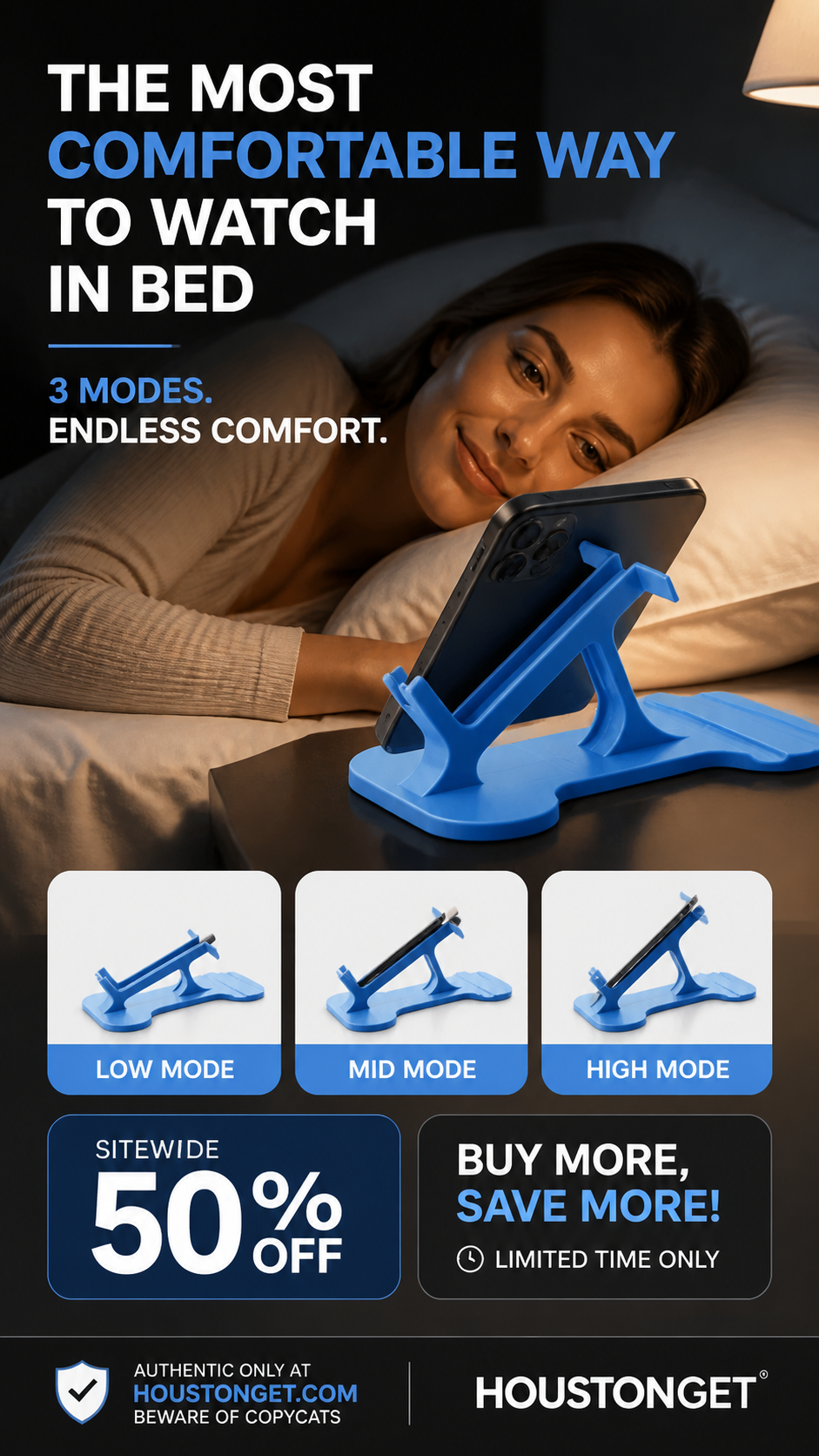 📢📢50% OFF !! ⏰Side-Lying Phone Stand