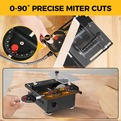 💥Super low price⏰Multifunctional Mini Precision Table Saw