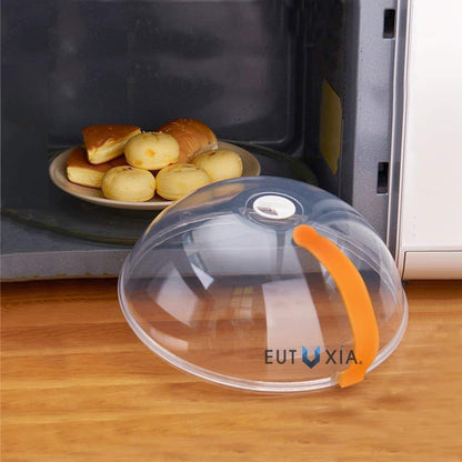🧼 Durable Microwave Splash Guard Lid — BPA-Free, Large Size Design, Easy to Use! 🧼