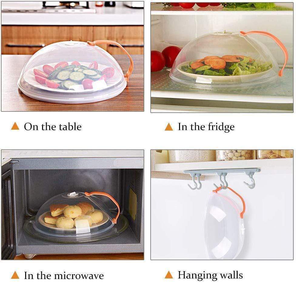 🧼 Durable Microwave Splash Guard Lid — BPA-Free, Large Size Design, Easy to Use! 🧼