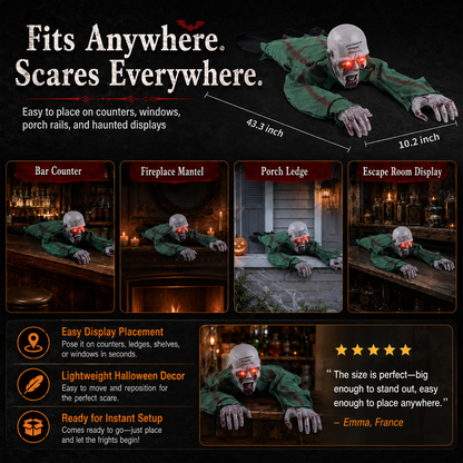 Halloween Horror Model Crawling Ghost