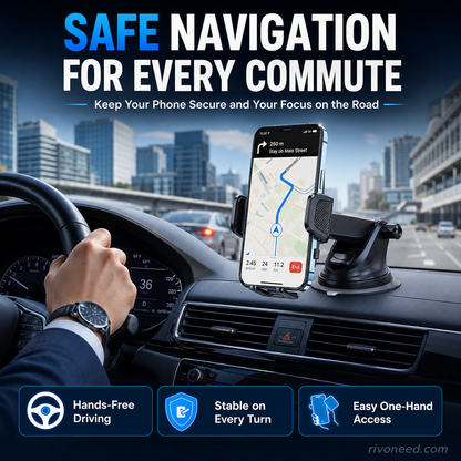 🚗📱 Your Phone Stays Put—No Matter How Rough the Road Gets!