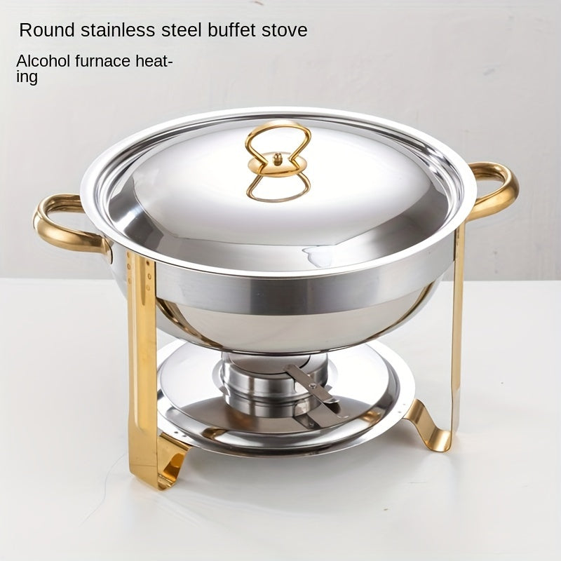 💎 50% OFF THE STAINLESS STEEL CHAFING DISH BUFFET SET! 💎 Professional-Grade, Food Safe & Portable for Any Event ✨