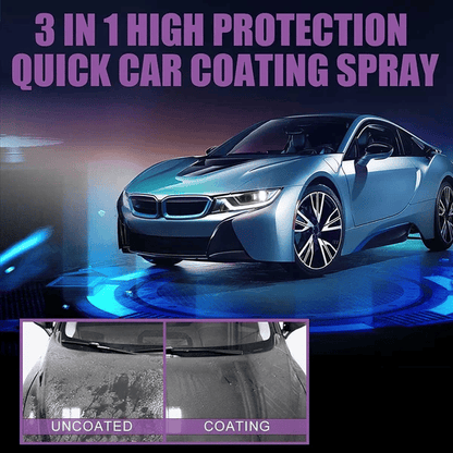 🚗✨ 3-in-1 Quick Car Ceramic Coating Spray – Waterless Clean, High-Gloss Polish & Hydrophobic Protection