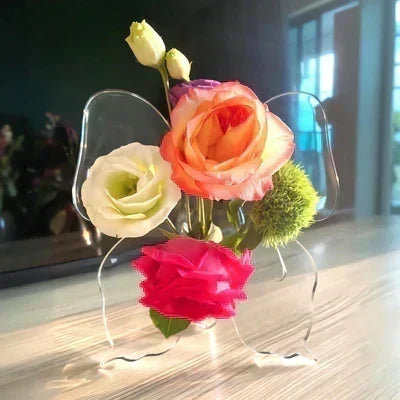 ⏳🔥LIMITED-TIME 50% OFF! ⏰Transparent Butterfly-Inspired Decorative Vase💐🦋