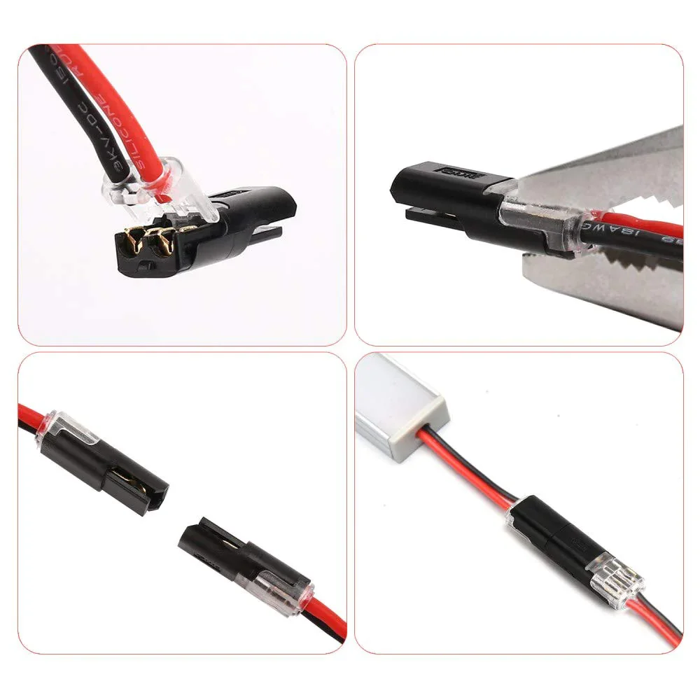 📢📢40% OFF !! ⏰Double-wire Plug-in Connector With Locking Buckle