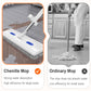 🧼🌀 Upgraded Chenille Flat Mop! 3s Water Absorption + 180° Floor-Hugging, Zero Blind Spots Cleaning 🚀
