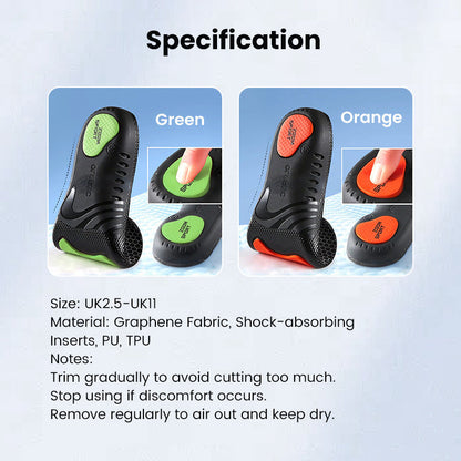 👟 Ergonomic Sports Insoles | Christmas SALE 52% OFF | Arch Support & Shock Absorption for Running, Training | Performance & Recovery Gift 🎄✨