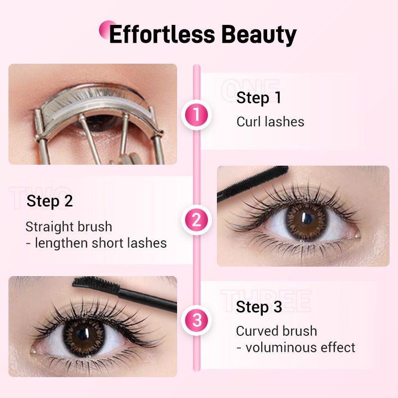 💕50% OFF 💕OFFDouble-Ended Waterproof Lengthening & Curling Mascara