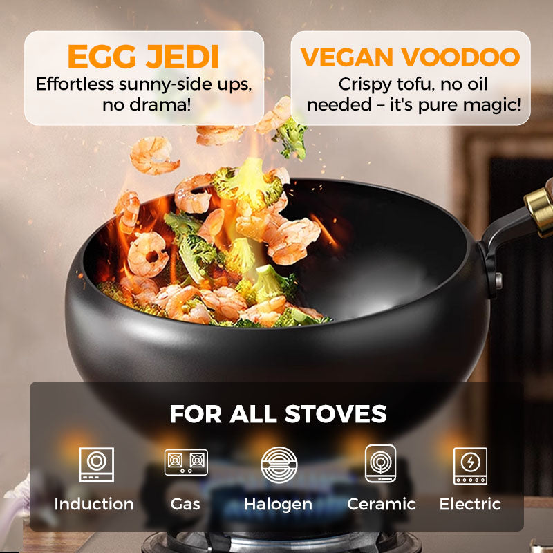 ⏳LAST DAY SALE 50% OFF!!🔥🍳Professional-Grade Uncoated Iron Pot