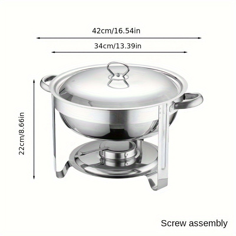 💎 50% OFF THE STAINLESS STEEL CHAFING DISH BUFFET SET! 💎 Professional-Grade, Food Safe & Portable for Any Event ✨