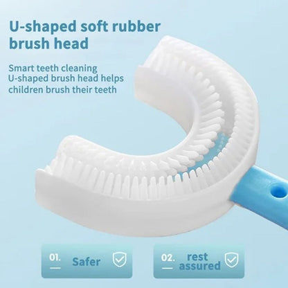 🔥More options for children🦷All Rounded Children U-Shape Toothbrush🎁