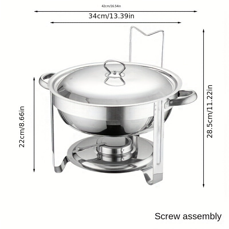 💎 50% OFF THE STAINLESS STEEL CHAFING DISH BUFFET SET! 💎 Professional-Grade, Food Safe & Portable for Any Event ✨