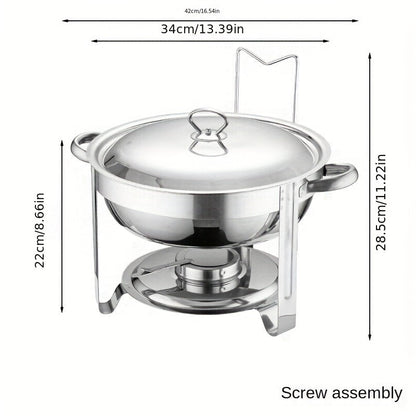 💎 50% OFF THE STAINLESS STEEL CHAFING DISH BUFFET SET! 💎 Professional-Grade, Food Safe & Portable for Any Event ✨