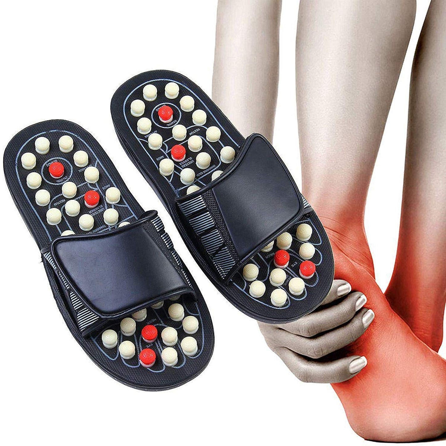 🦶50% OFF NOW! 🔥Acupressure and Magnetic Therapy Slippers 🦶🔥