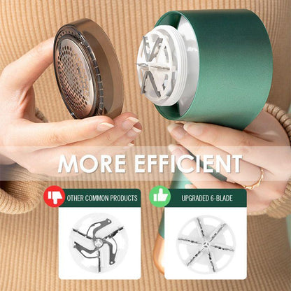 🧶 Fabric Lint Remover — Six-Blade Upgrade Edition! Instantly removes fuzz and pills to extend the life of your clothes 🧶