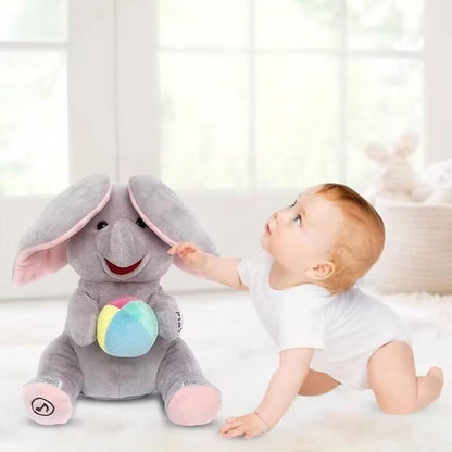 ✨ Cute Hide-and-Seek Elephant Plush Doll – Adorable, Soft & Perfect for Snuggles 🐘💖