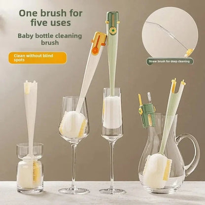 (🔥HOT SALE NOW 50% OFF) -5-in-1 Bottle Brush