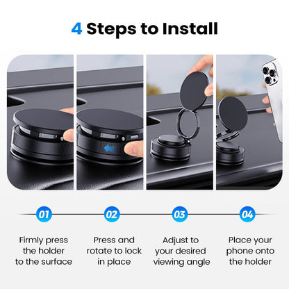 🔥LAST DAY - BUY 2 GET 1 FREE🔥🔄360° Adjustable Vacuum Magnetic Phone Holder