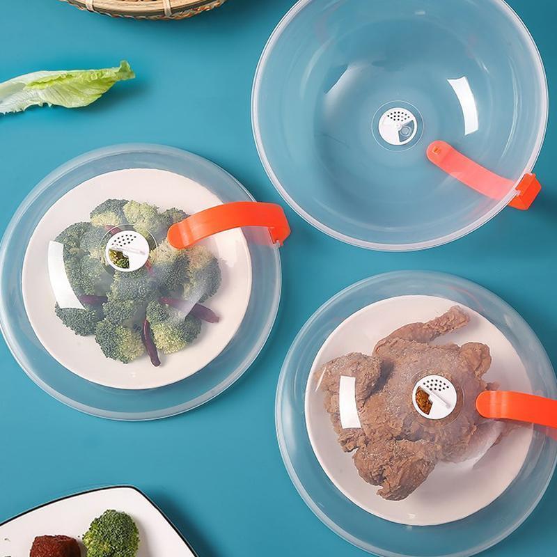 🧼 Durable Microwave Splash Guard Lid — BPA-Free, Large Size Design, Easy to Use! 🧼