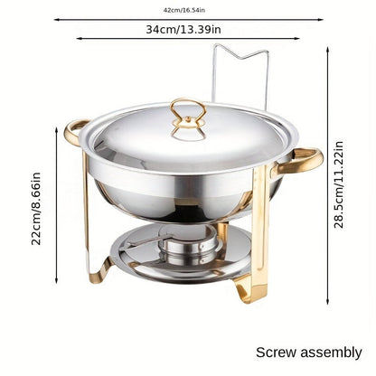 💎 50% OFF THE STAINLESS STEEL CHAFING DISH BUFFET SET! 💎 Professional-Grade, Food Safe & Portable for Any Event ✨