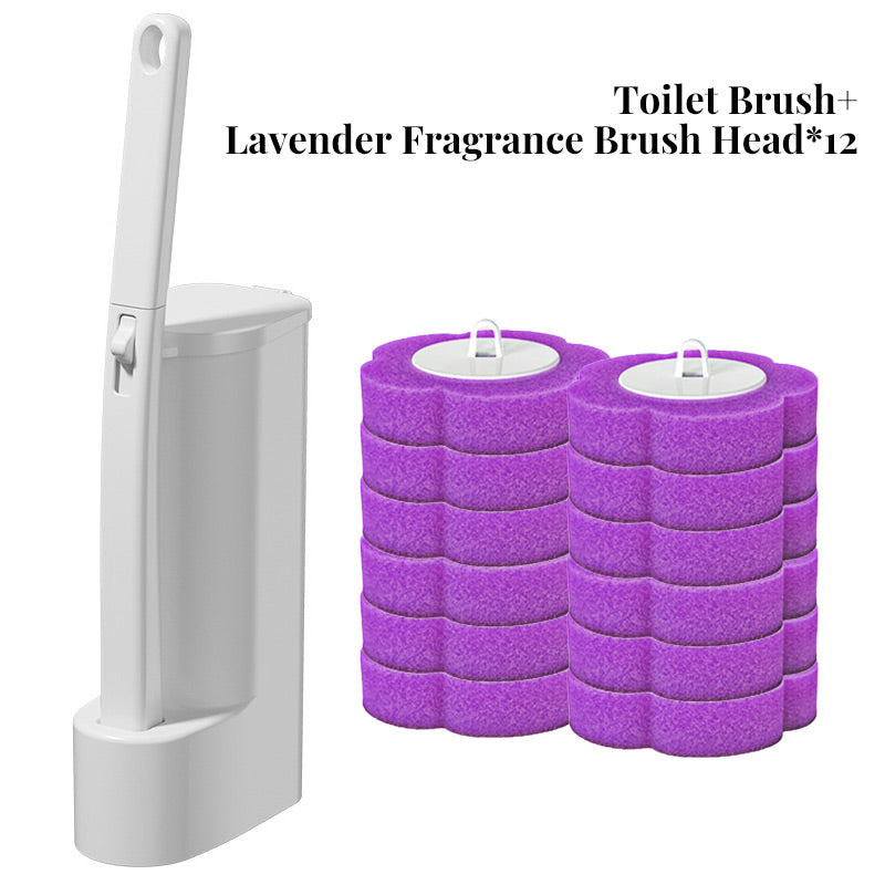 🎉Disposable Toilet Brush with Storage Holder