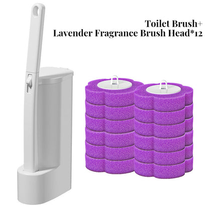🎉Disposable Toilet Brush with Storage Holder