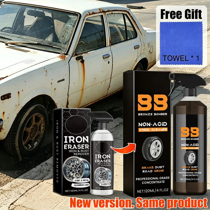 🔥Car Rust Remover Cleaner Spray🚗✨