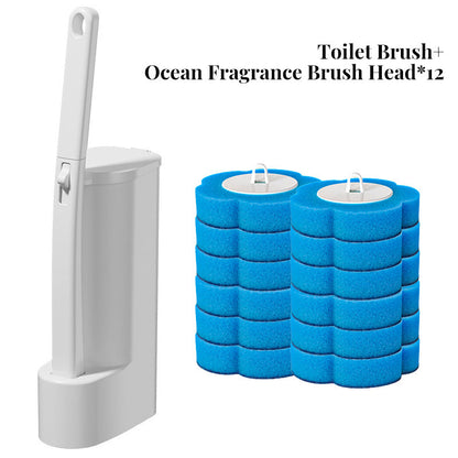 🎉Disposable Toilet Brush with Storage Holder