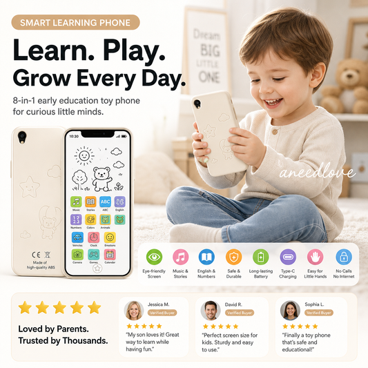 📱✨Learning smartphone for children ｜Educational & eye-friendly toy