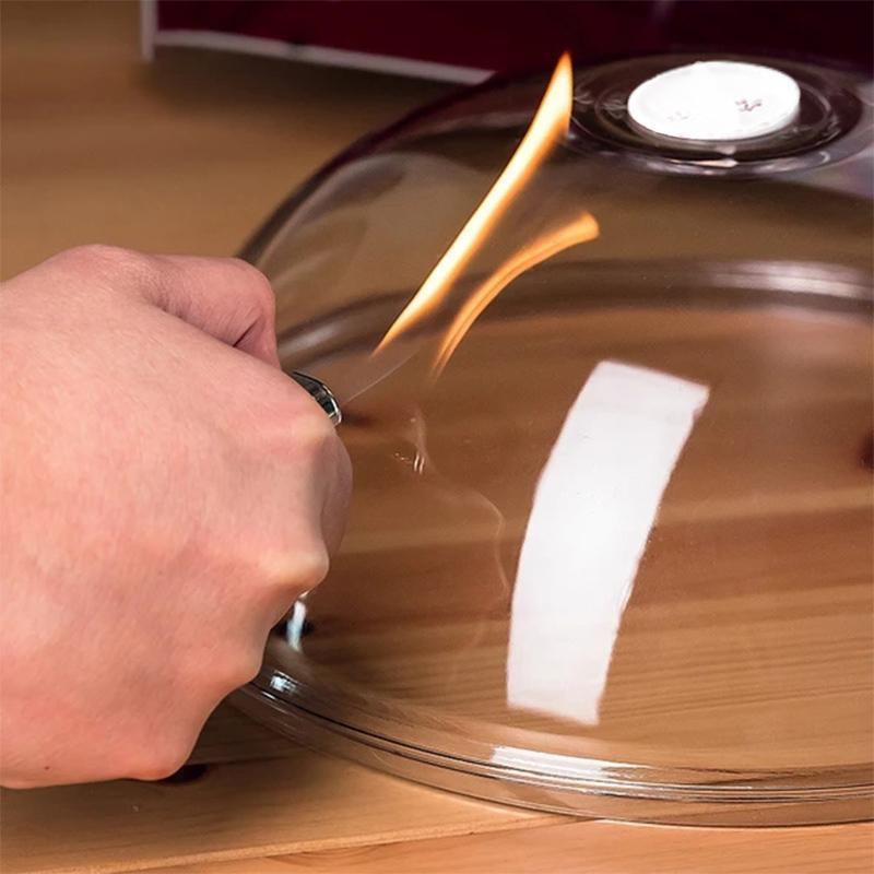 🧼 Durable Microwave Splash Guard Lid — BPA-Free, Large Size Design, Easy to Use! 🧼