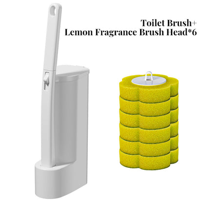 🎉Disposable Toilet Brush with Storage Holder