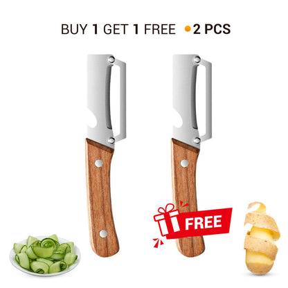 🥕【Buy One, Get One Free】Multifunctional Vegetable Peeler — Stainless Steel