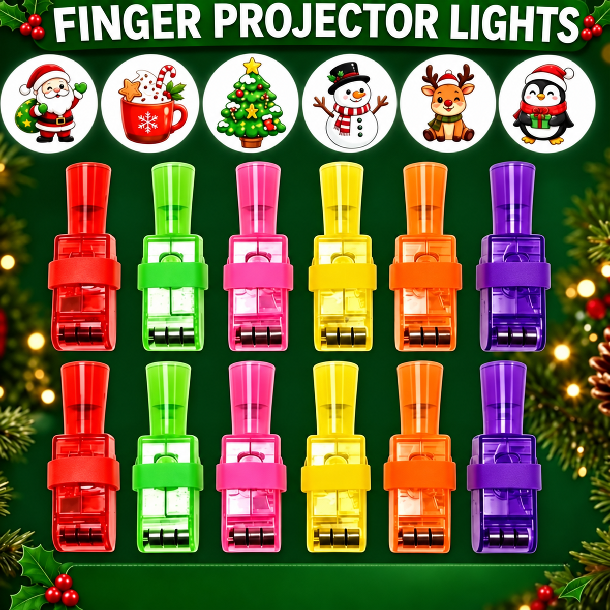 🥳2026 HOT SALE🥳💞50K+ SOLD! 🎉💡 50% OFF! Mini Colorful LED Finger Lights – Bright multi‑color glow, one‑touch on/off. Soft elastic band fits comfortably – perfect for parties, concerts & kids’ play! 🎶✨