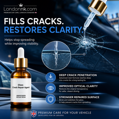 🏭Direct from glass factory, Buy 3 Get 2 Free！💦One drop fixes all glass cracks！🚗Glass Crack Repair Agent