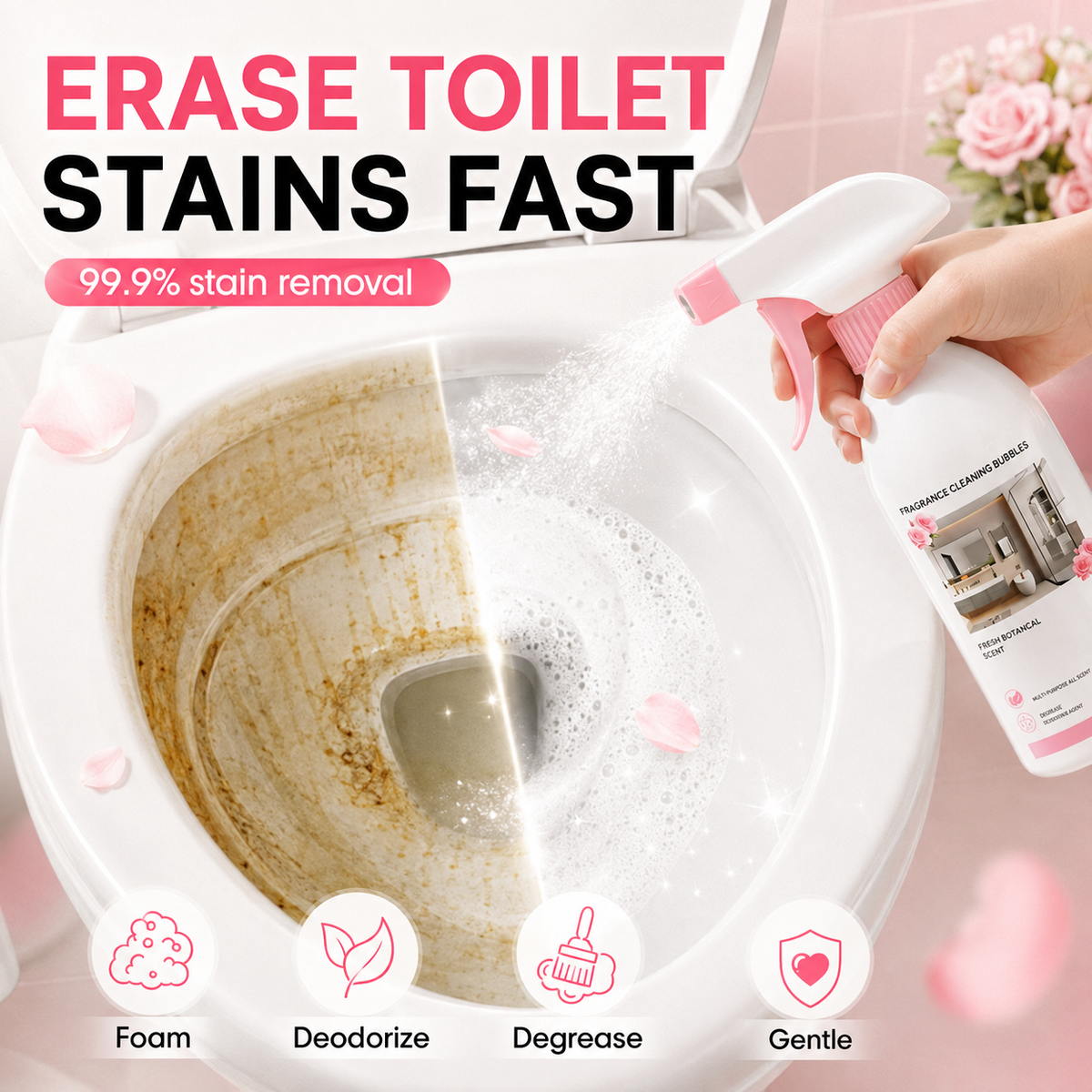 ✨Multi-Purpose Bathroom Cleaner Spray