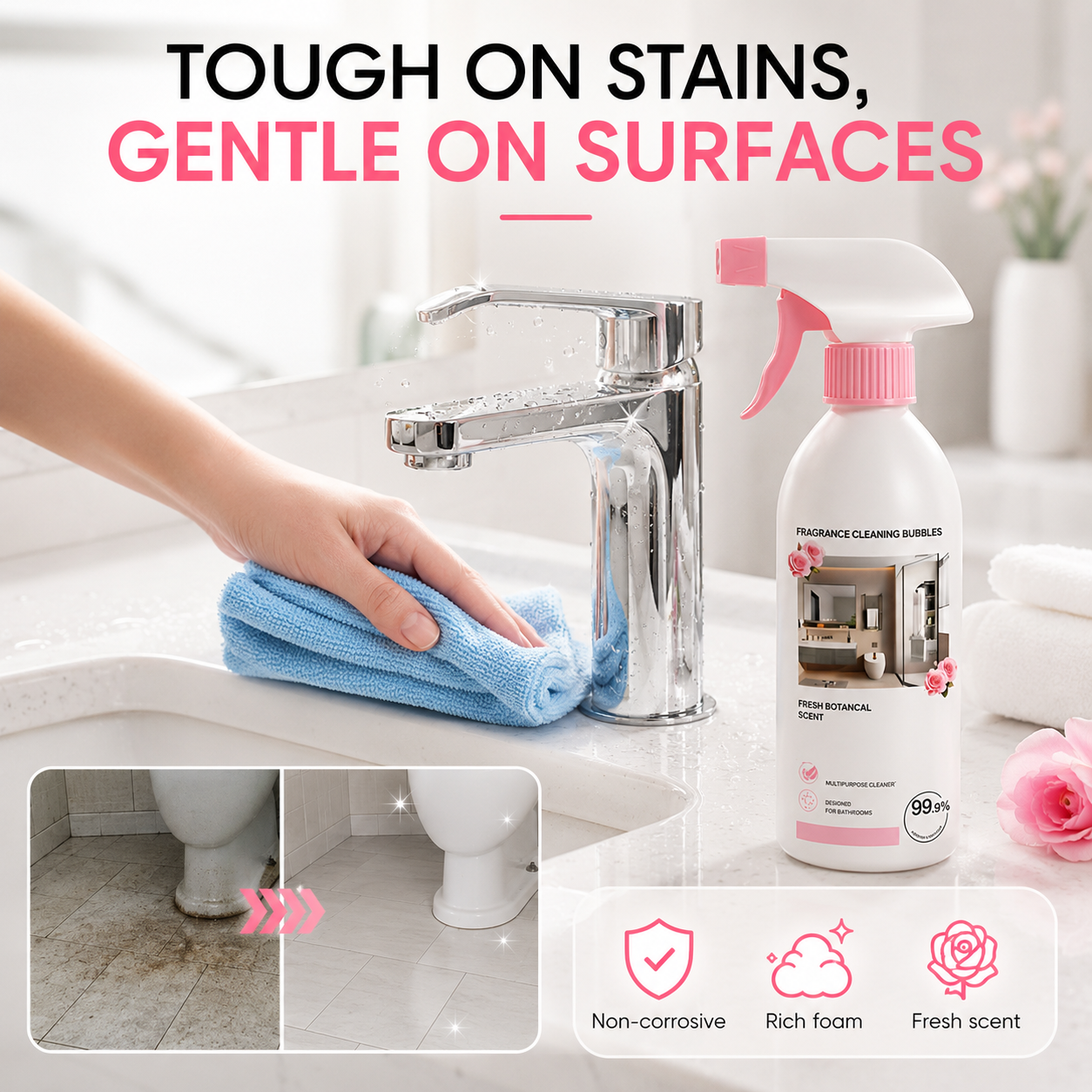 ✨Multi-Purpose Bathroom Cleaner Spray