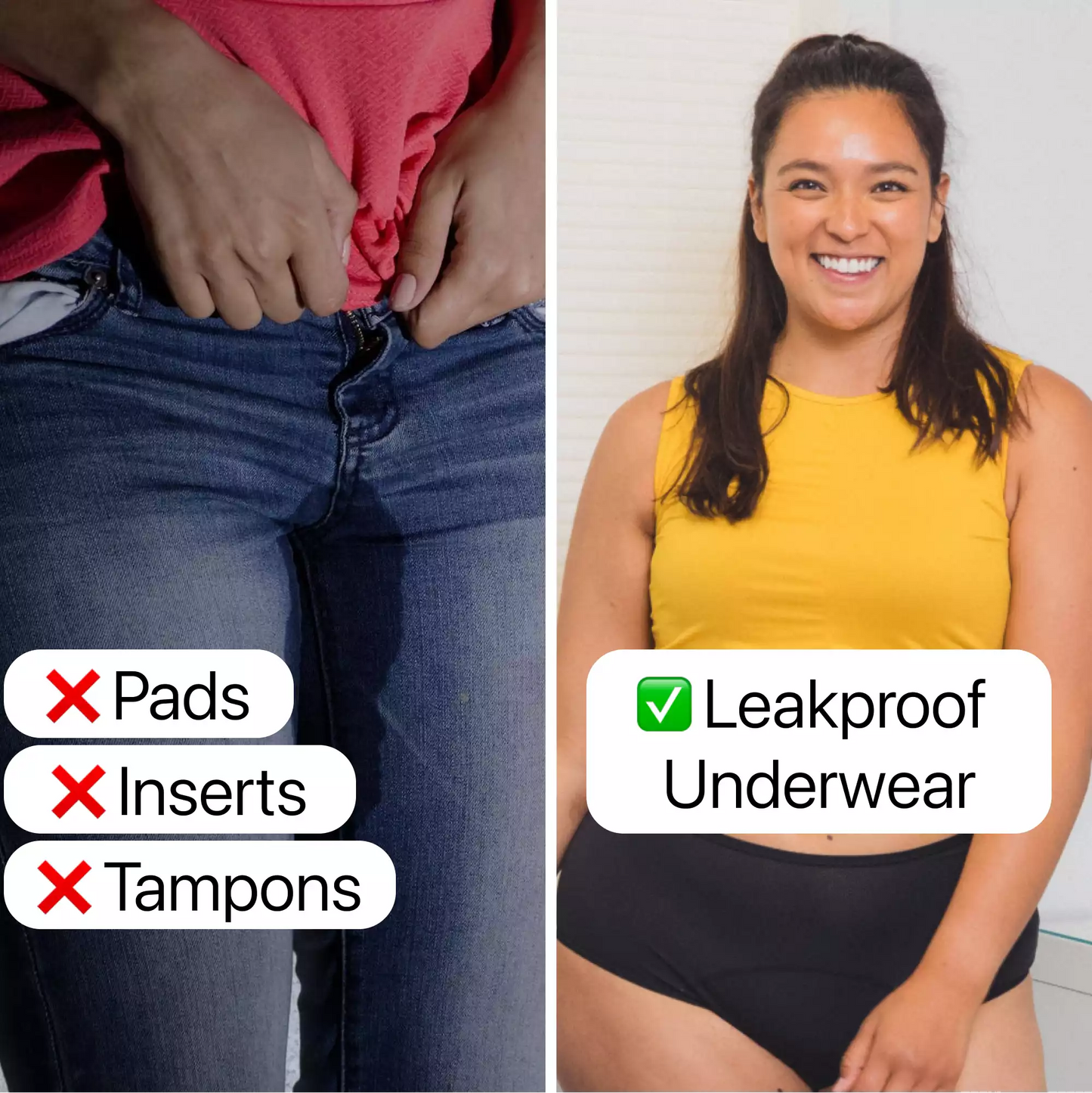 🎉Buy 1 Get 3 Packs🎉2026 Best Seller High Waist Leak proof panties✨Butter-Soft & Stretchy🍃