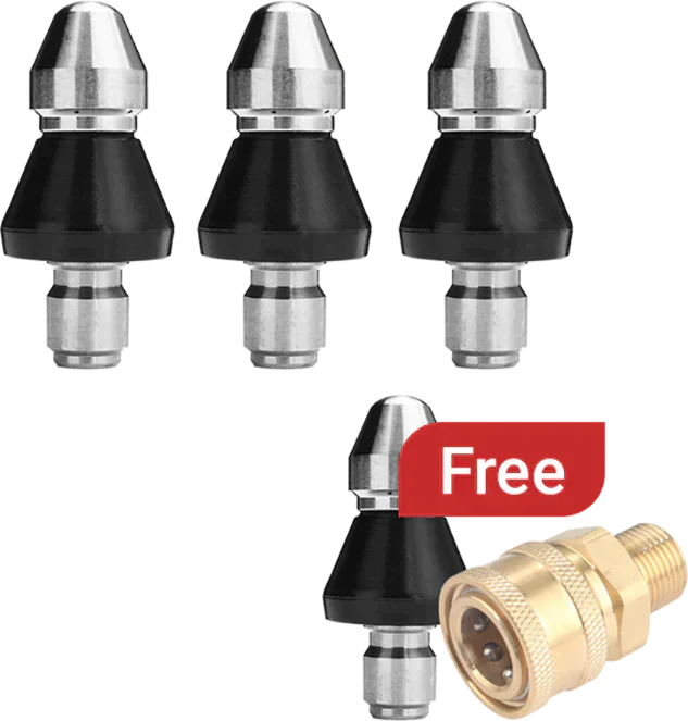 Drain cleaning tool High pressure nozzle
