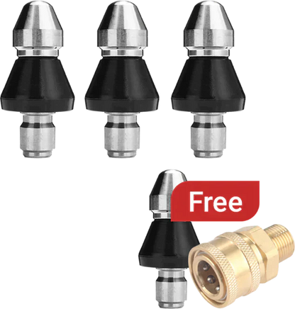 Drain cleaning tool High pressure nozzle